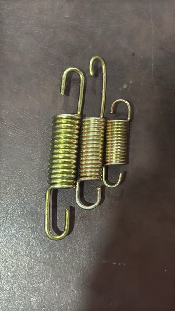 Suzuki GS150 Side Stand Spring Set | Premium Heavy Duty Stand Spring Kit | Side, Double & Brake Stand Springs | 3 Pieces