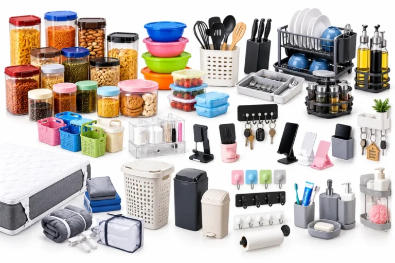Plastic home and kitchen products